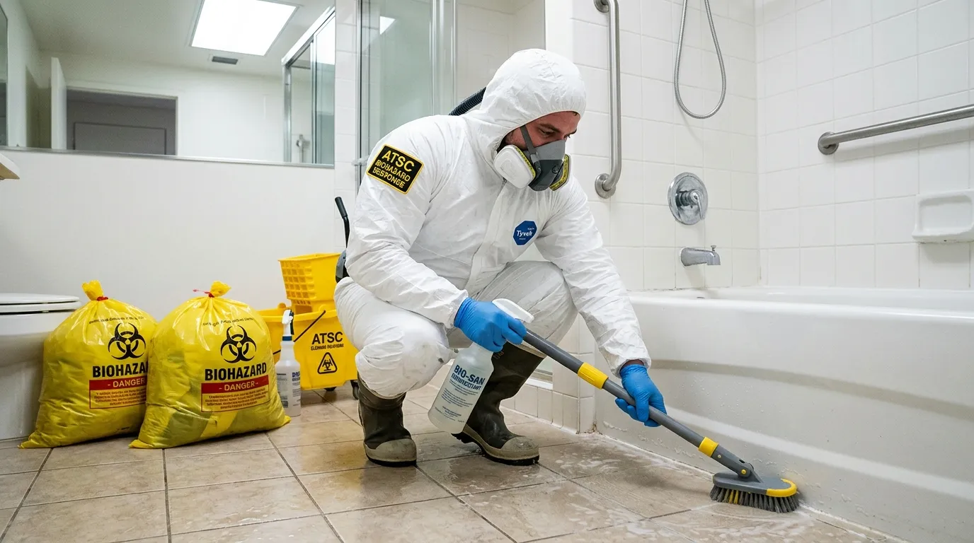 Decontamination equipment deployed for Blood Cleanup in Central Point